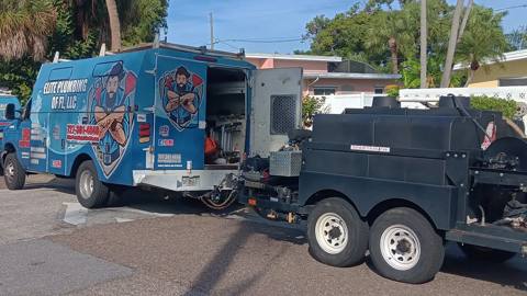 Elite Plumbing of FL service vehicle, photo 5