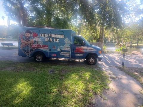 Elite Plumbing of FL service vehicle, photo 6